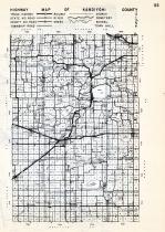 Kandiyohi County Highway Map, Minnesota State Atlas 1954